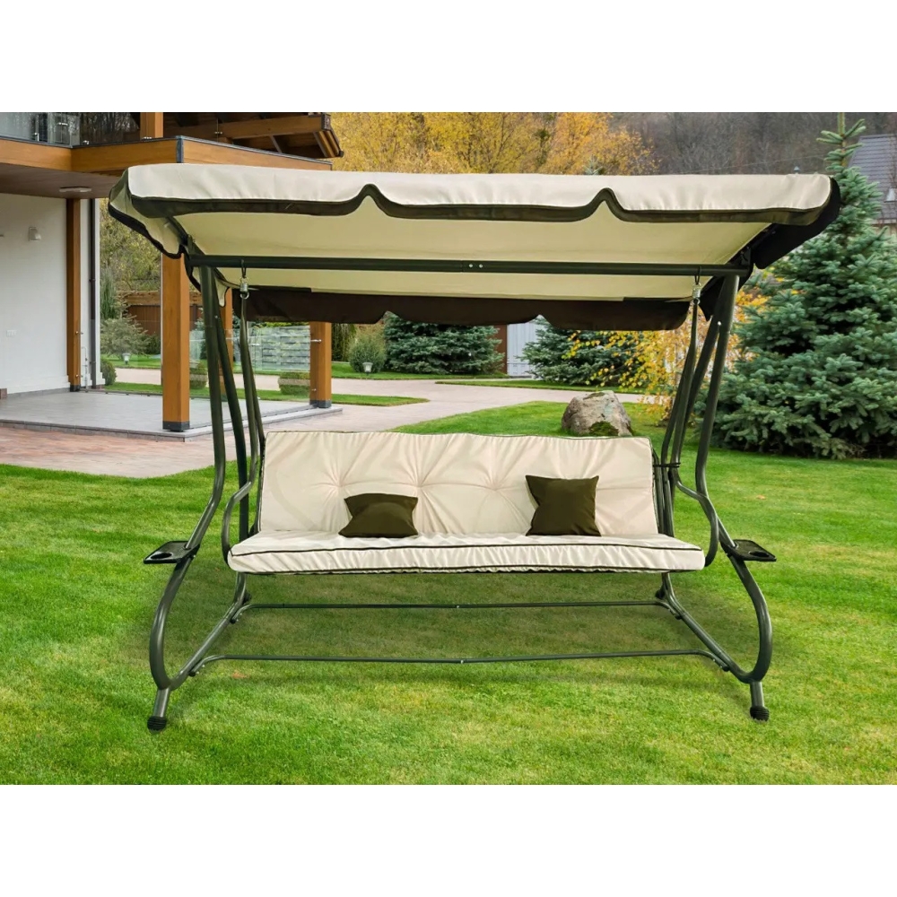Садова розкладна гойдалка Avko Relax Plus Beige ARSC18733
