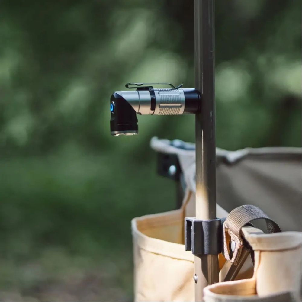 Ліхтар з кліпсою Naturehike CNK2450ZM013 430лм (4 режими) Чорно-сірий