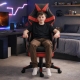Оригінал Крісло геймерське підліткове з підставкою для ніг Comfort Game червоне