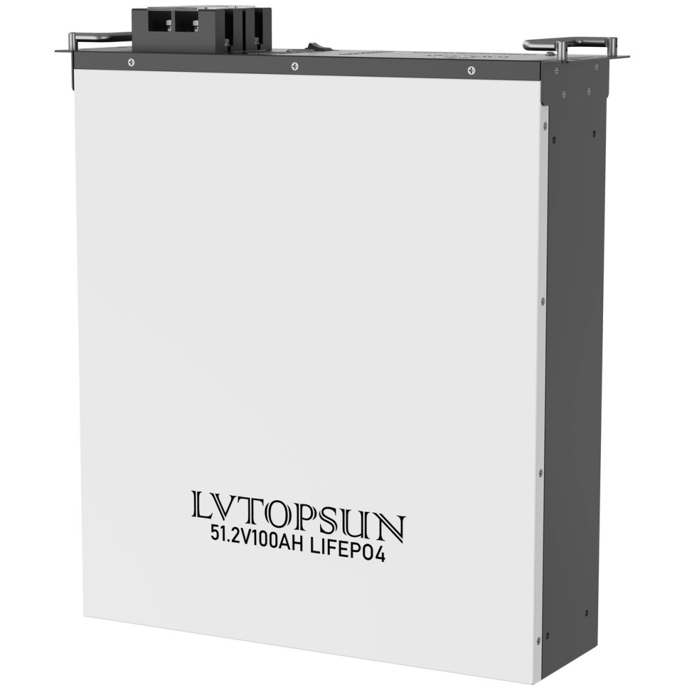 6.2 кВт LiFePO4 Комплект інвертор Anenji з Wi-Fi + акумулятор LVTOPSUN 51.2V 100Ah, BMS, настінний для резервного живлення
