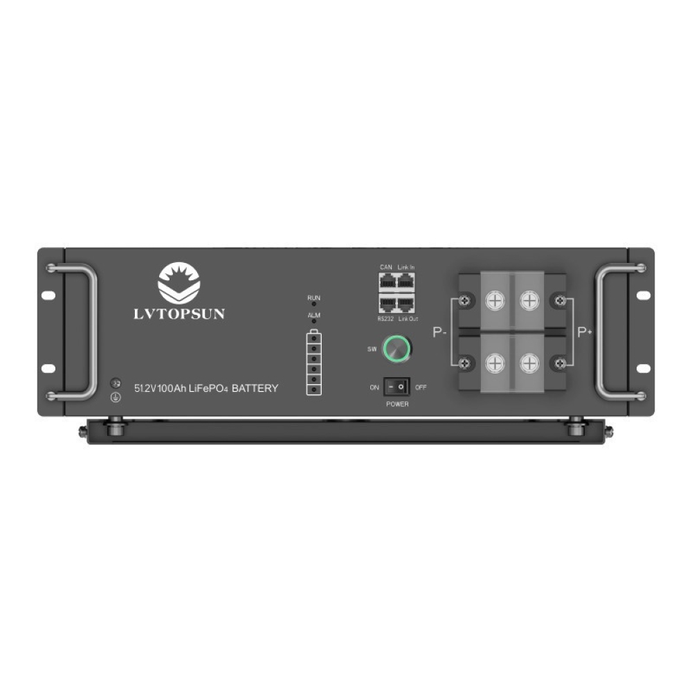 6.2 кВт LiFePO4 Комплект інвертор Anenji з Wi-Fi + акумулятор LVTOPSUN 51.2V 100Ah, BMS, настінний для резервного живлення