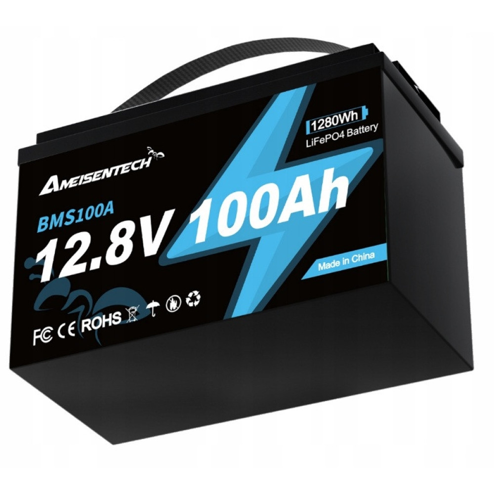 3.2 кВа LiFePO4 Комплект резервного живлення інвертор Daxtromn + 2 акумулятора Ameisentech 12V 100Ah, BMS для квартири, будинку