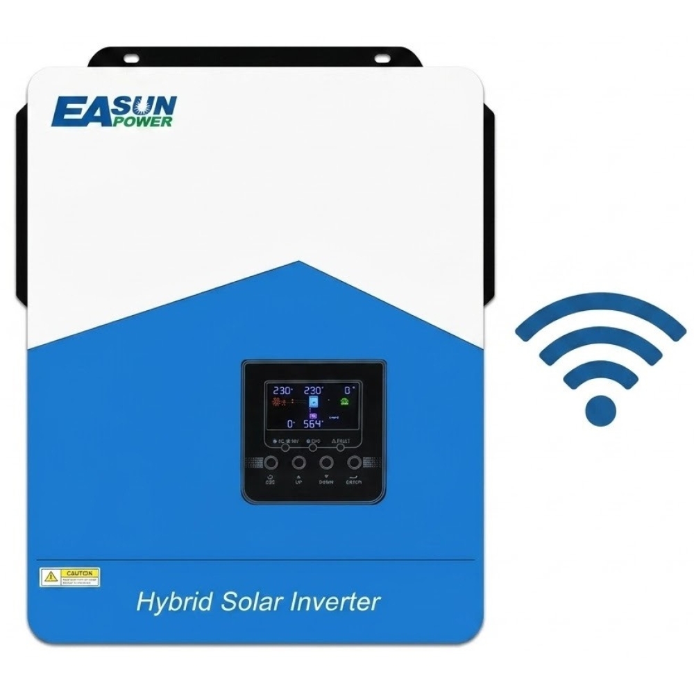3,2 кВт Інвертор Easun Power з WiFi, гібридний, з чистою синусоїдою