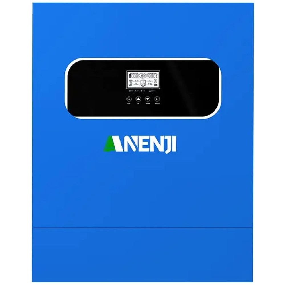 11 кВт LiFePO4 Комплект резервного живлення з Wi-Fi інвертор Anenji 11 кВт + 2 акумулятора 51,2V/100Ah Dipower для квартири, офісу