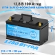 LiFePO4 12V/100Ah Акумулятор Kepworth для резервного живлення будинку, квартири, Вбудована BMS, Bluetooth APP