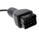 Перехідник 12-PIN GAZ на OBD-2 16pin Волга Газель УАЗ ГАЗ