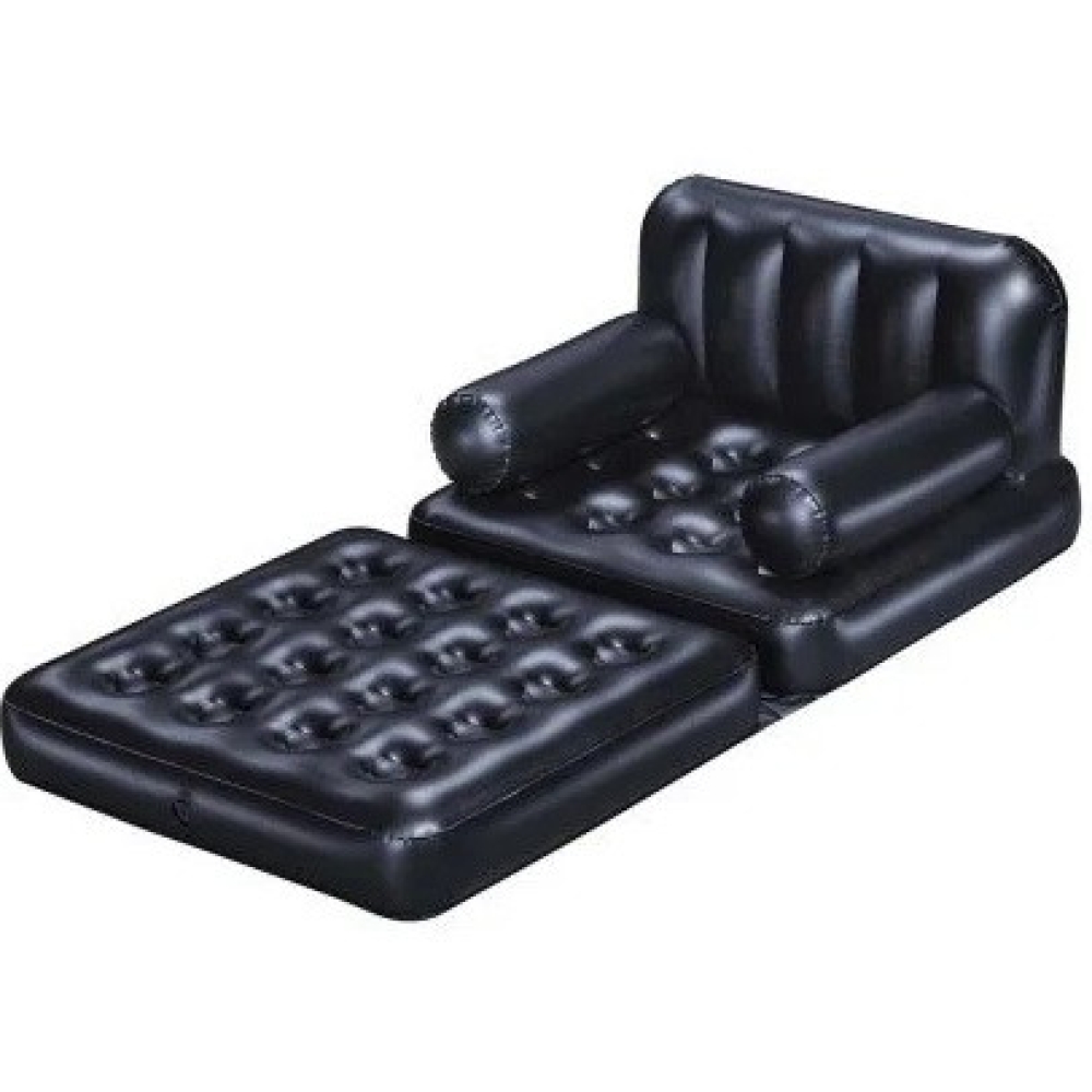 Крісло надувне розкладне Bestway 75114 (191 x 97 x 64см) чорне
