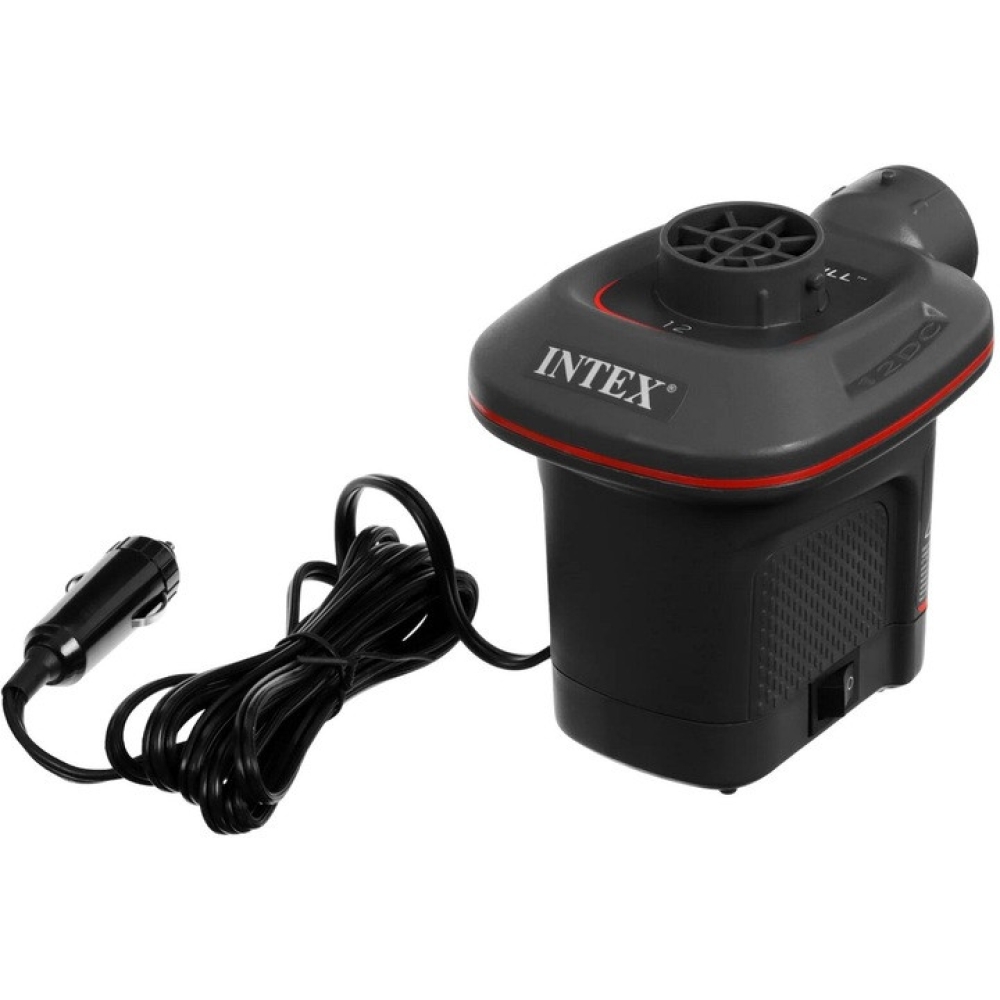 Електричний насос для надування Intex 66636 від прикурювача (12 V, 600 л/хв)
