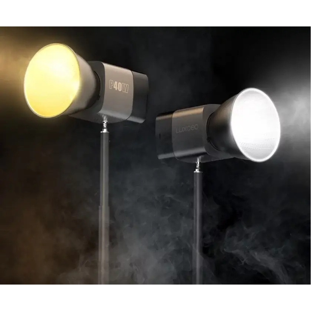 Монохроматичний освітлювач Luxceo P40W COB LED для фотостудії
