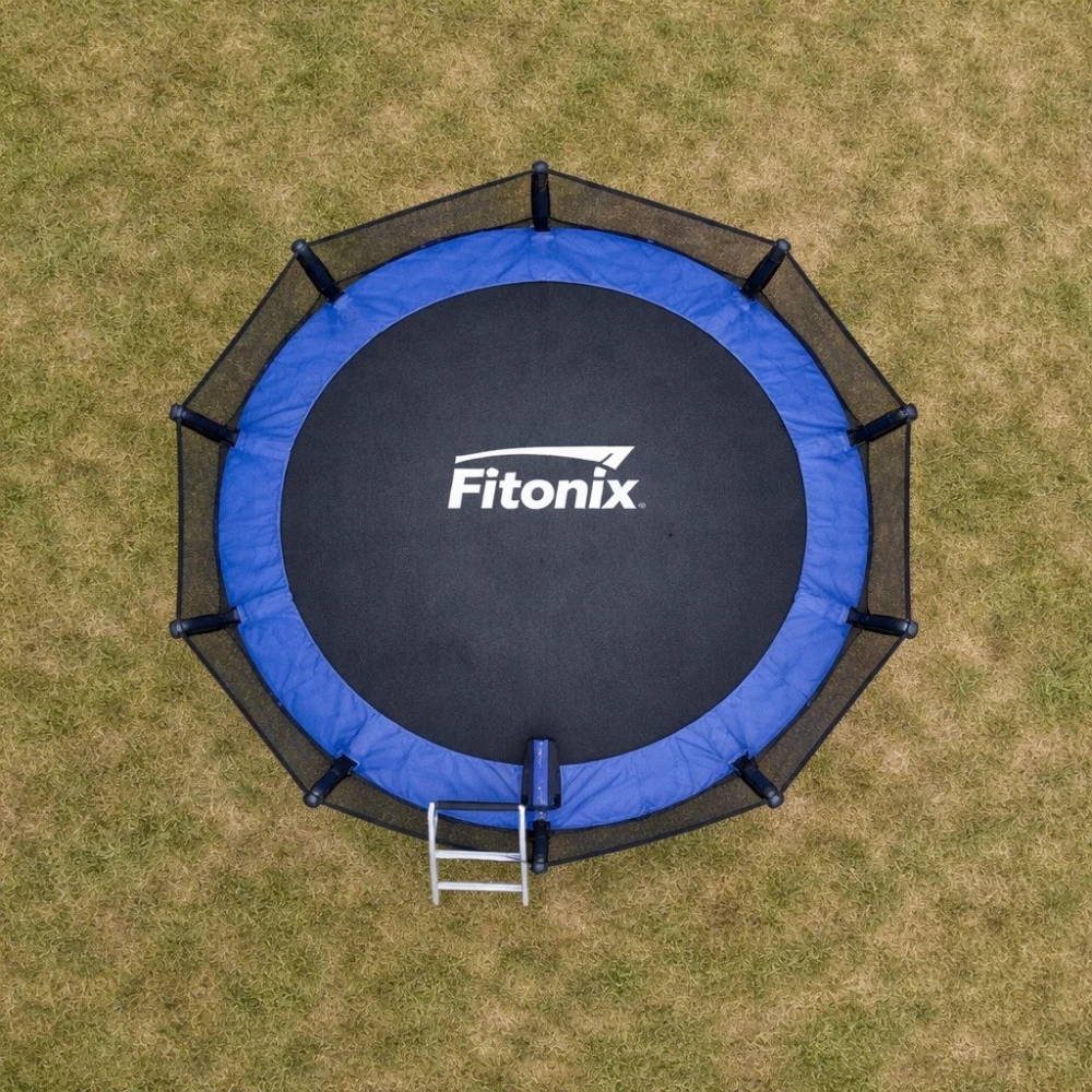 Батут посилений Fitonix 183 см до 100 кг захисна сітка, 6 футів для дітей та підлітків