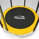 Батут Fitonix 252 см + зовнішня сітка чорно-жовтий