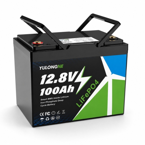 LiFePO4 12V 100Ah Акумулятор Yulongne 1280Wh, 100A, BMS, з ручками для транспортування