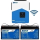 3,2 кВт Комплект резервного живлення Easun Power Інвертор з WiFi + 2 акумулятора 12V/100Ah