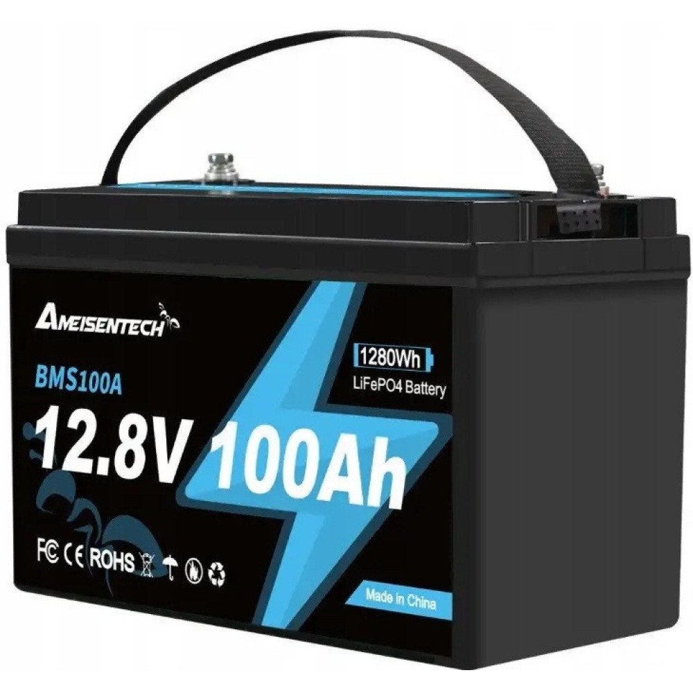 3,2 кВт LiFePO4 Комплект резервного живлення Інвертор Easun Power з WiFi + 2 акумулятора 12V 100Ah Ameisentech