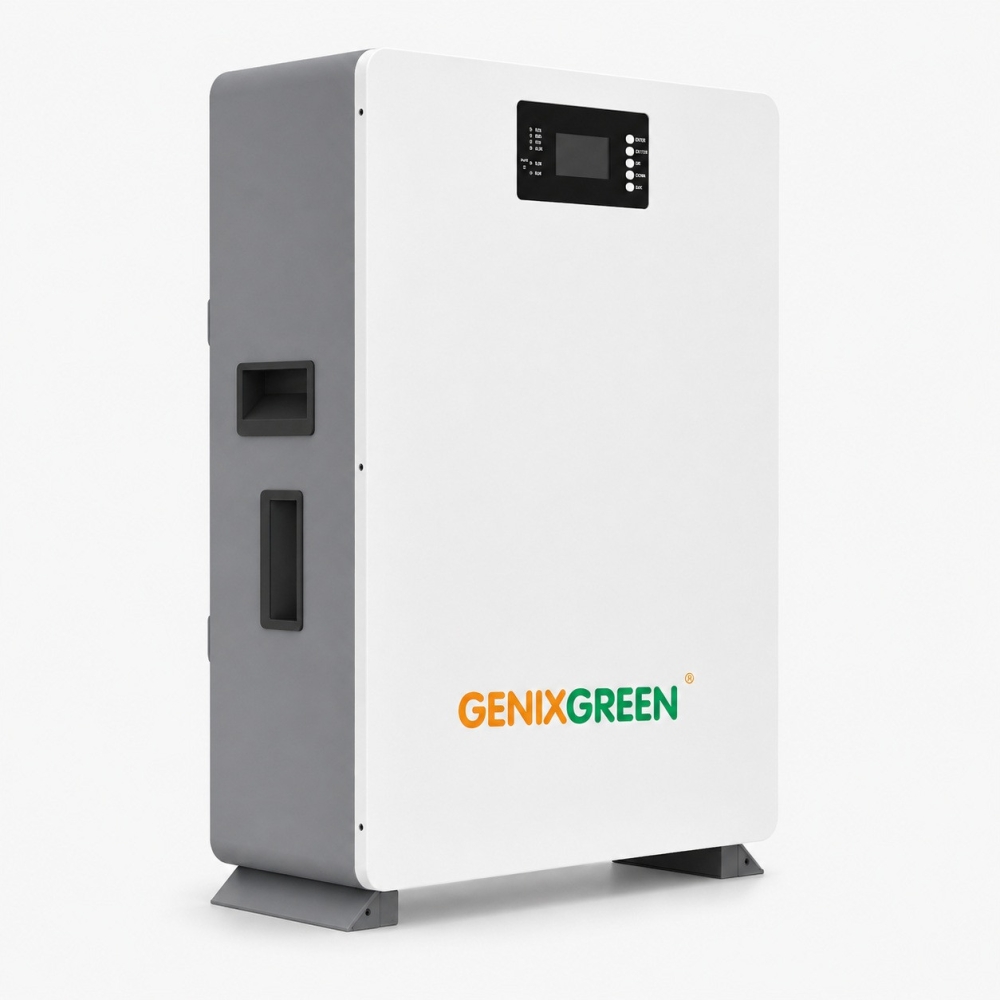 LiFePO4 51,2V/100Ah Акумулятор Genix Green з Smart BMS 5,12 кВт*год для систем резервного живлення