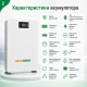 LiFePO4 51,2V/100Ah Акумулятор Genix Green з Smart BMS 5,12 кВт*год для систем резервного живлення