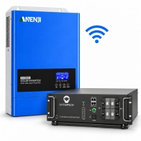 6.2 кВт LiFePO4 Комплект інвертор Anenji з Wi-Fi + акумулятор Lvtopsun rack, BMS, 5120Wh, рековий для резервного живлення
