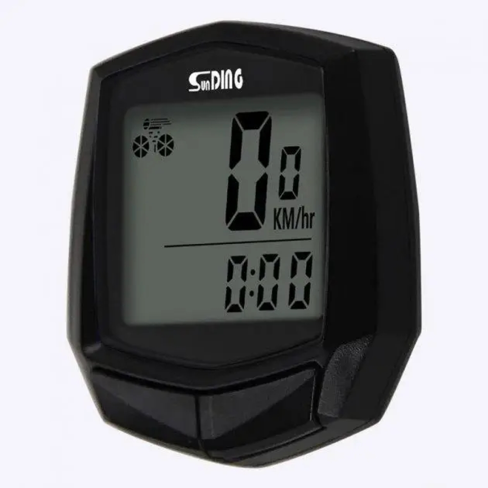 Велокомп'ютер дротовий Sun Ding SD-581A waterproof + 15 функцій