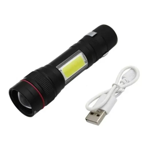Ліхтар Police BL-510-XPE+COB + ЗП microUSB + 3 режими + zoom