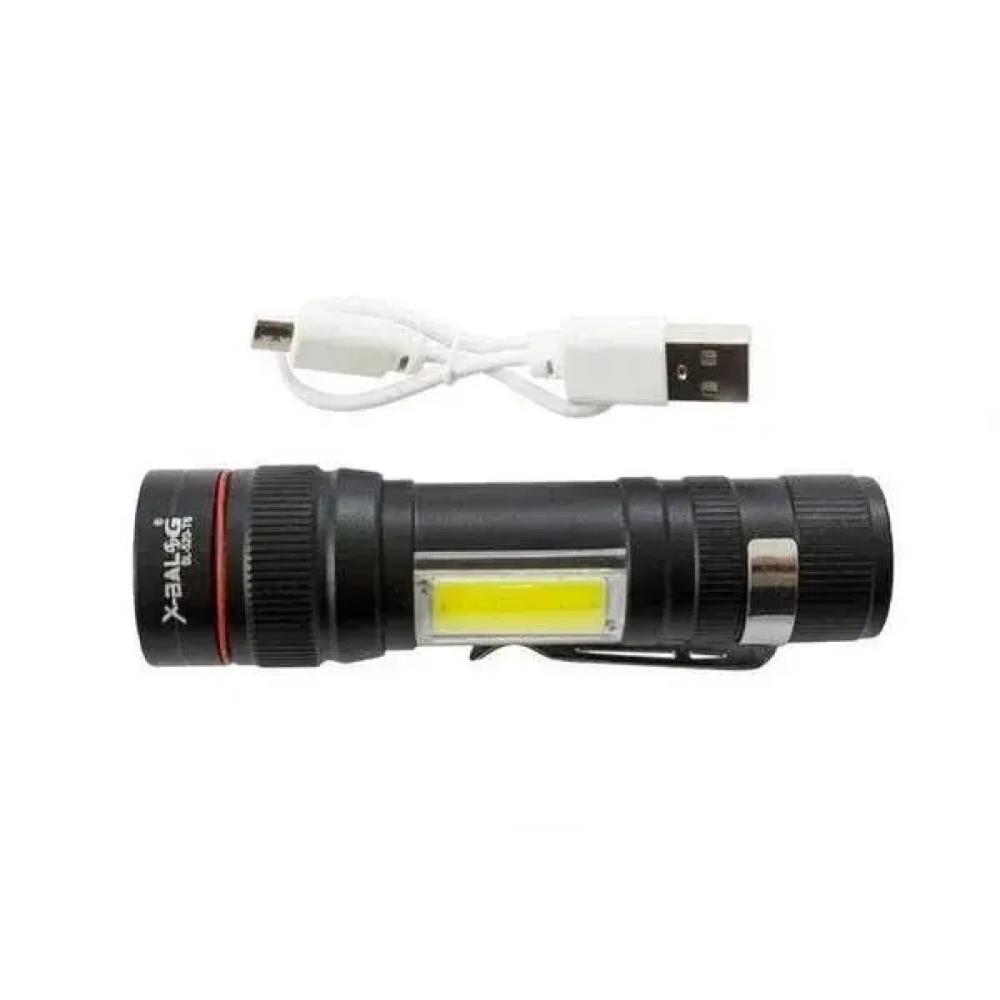 Ліхтар Police BL-510-XPE+COB + ЗП microUSB + 3 режими + zoom