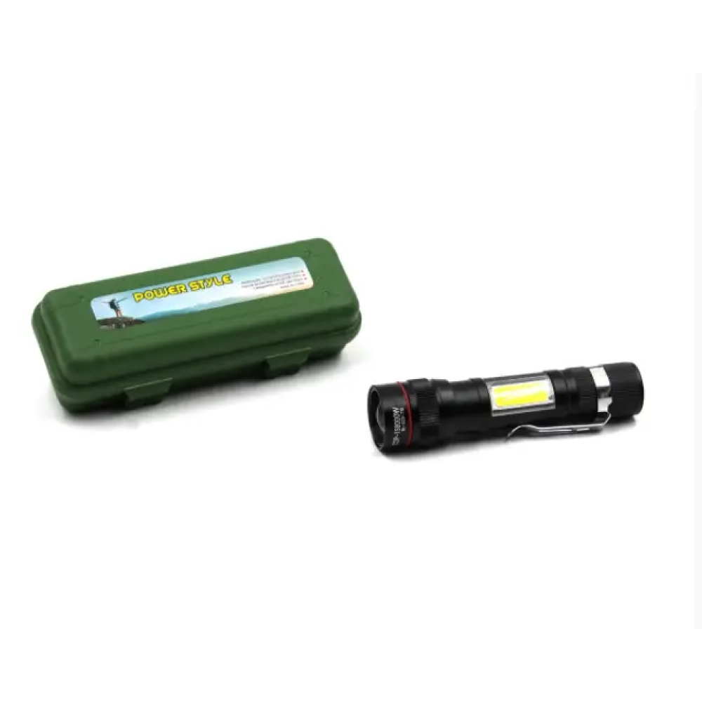 Ліхтар Police BL-510-XPE+COB + ЗП microUSB + 3 режими + zoom