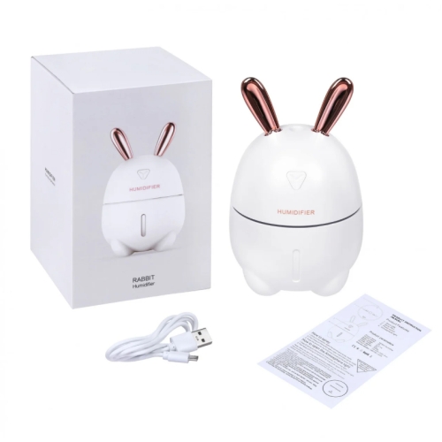 Зволожувач повітря та нічник 2в1 Humidifiers Rabbit 200 мл