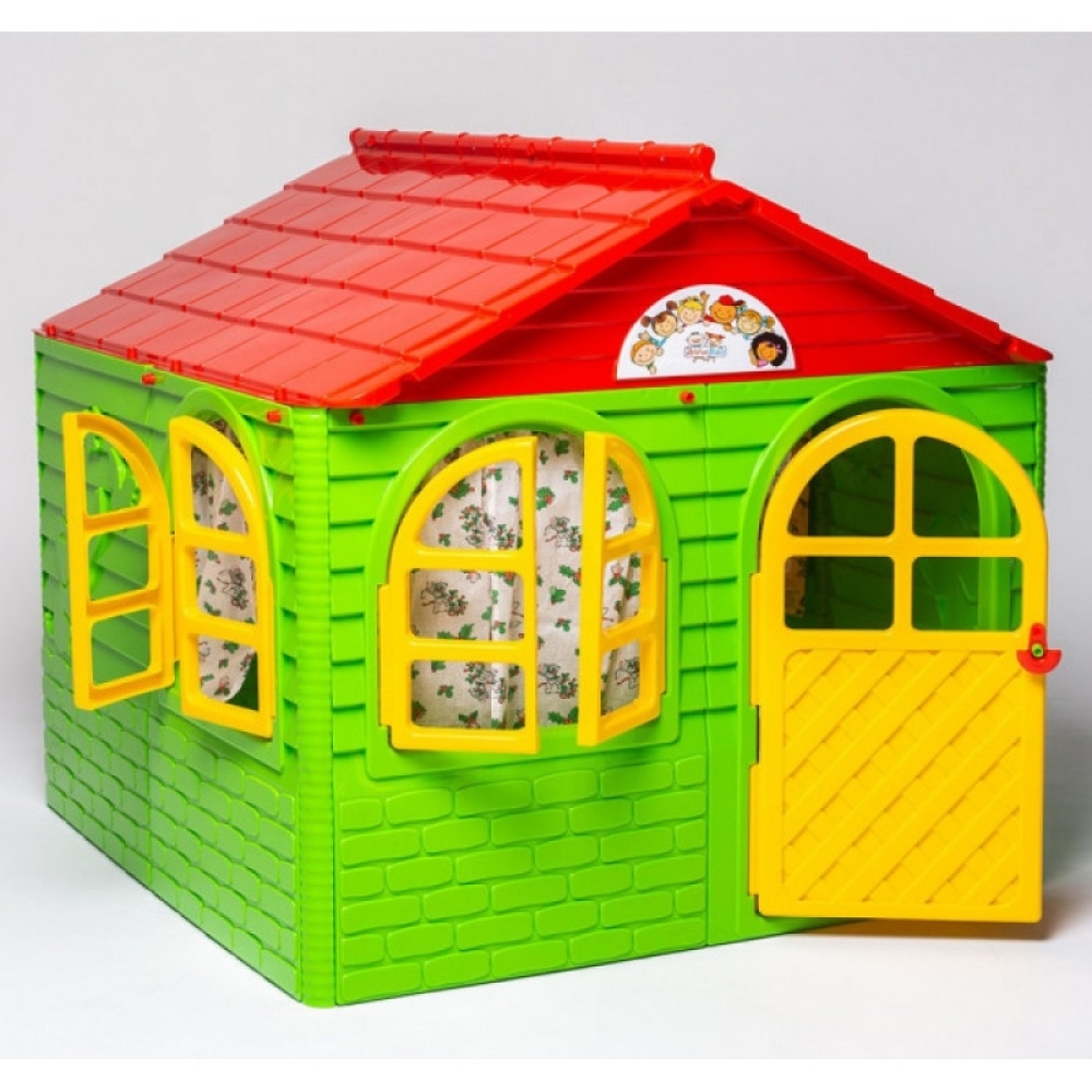 Будиночок для дітей Gardentoys, зелено-червоний середній
