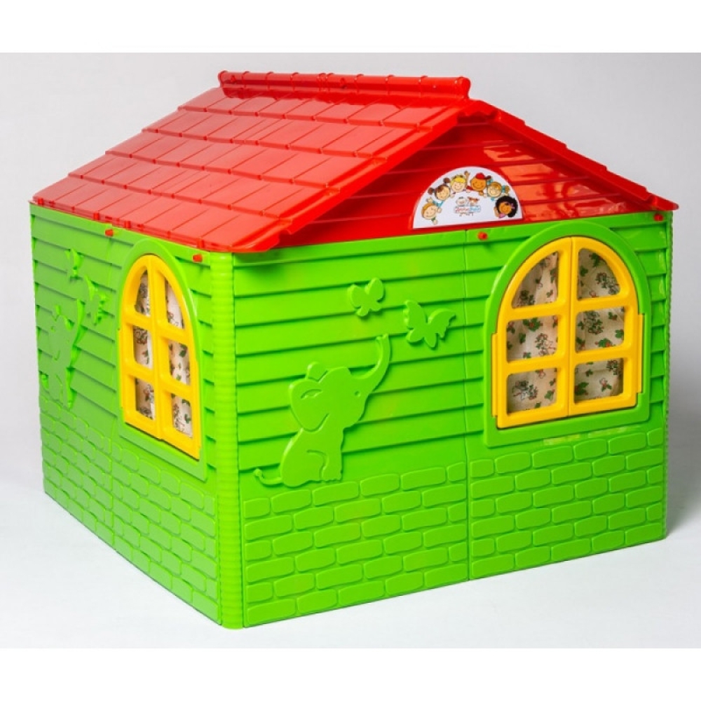 Будиночок для дітей Gardentoys, зелено-червоний середній