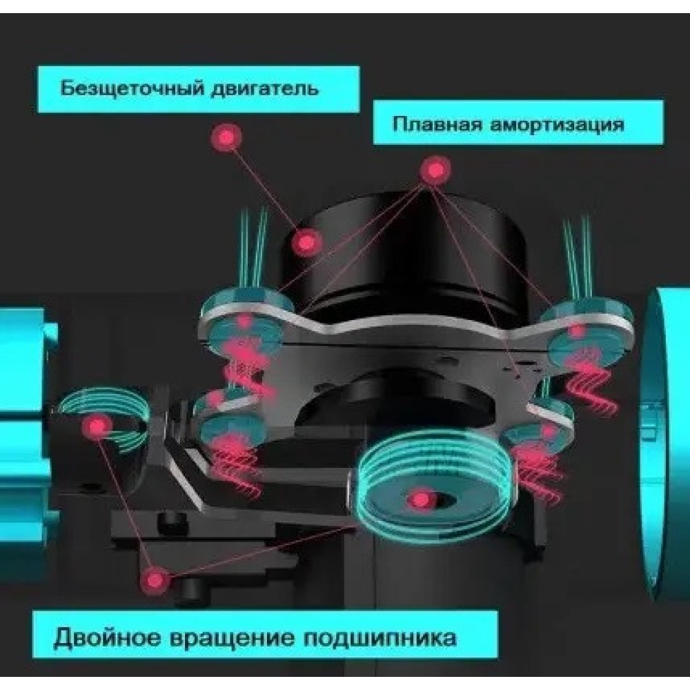 Перкусійний масажний пістолет Booster М2 Масажер тригерних точок 2500 мАч Massage Gun