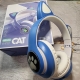 Бездротові Bluetooth навушники Cat JST-28 гарнітура з мікрофоном FM радіо + AUX Синій