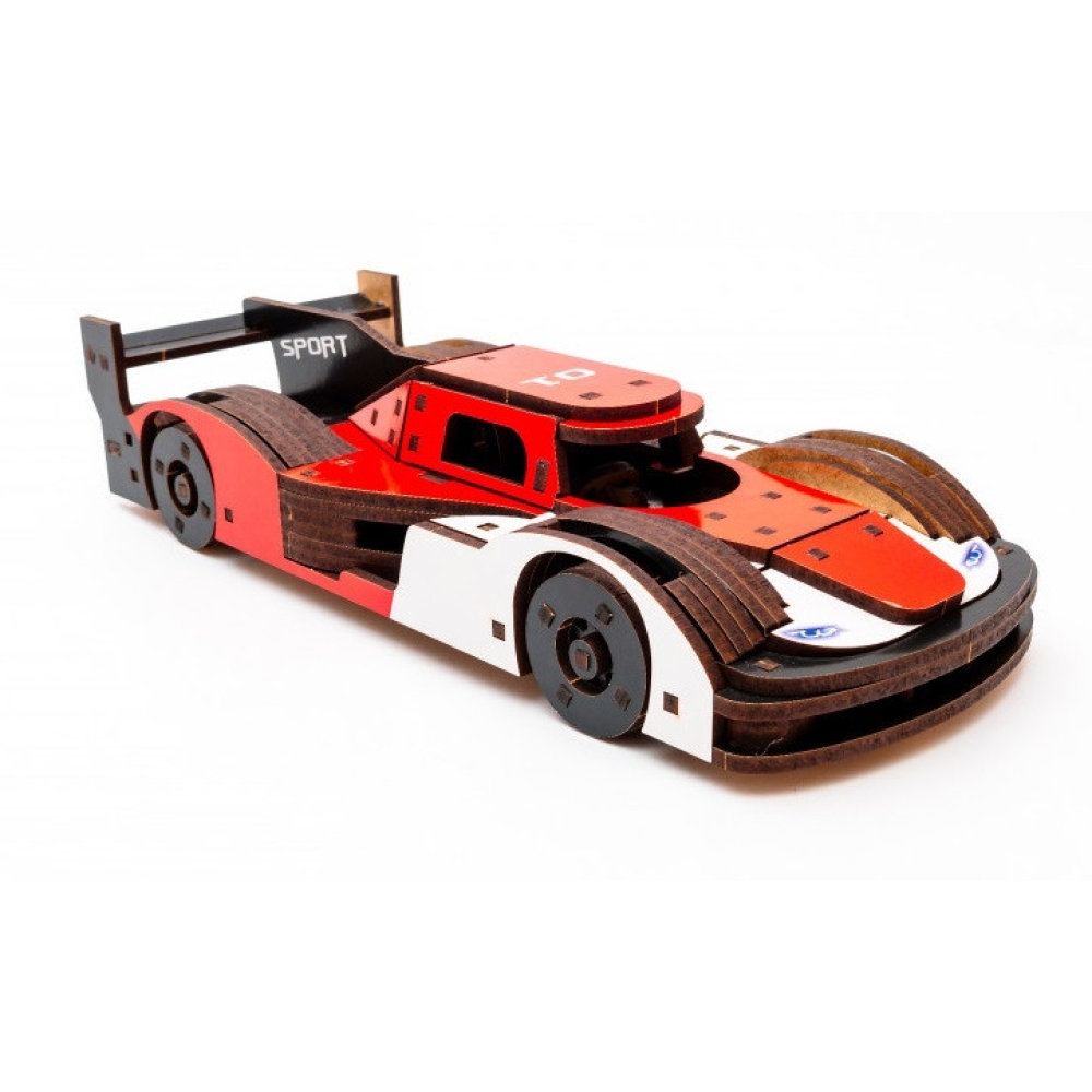 Дерев'яний 3D конструктор Racing Car