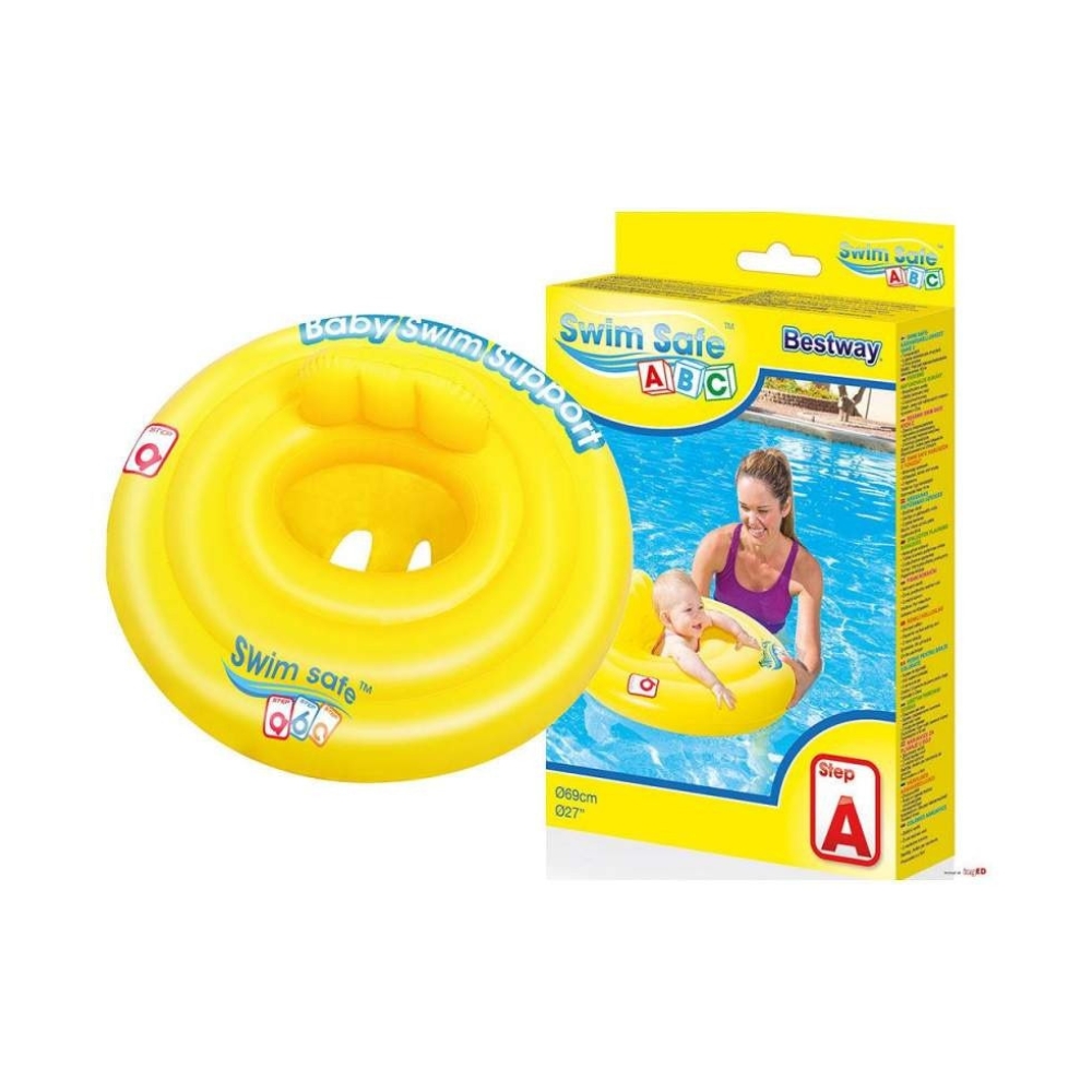 Надувний плотик Intex 32096 (Діаметр 69см) Swim safe