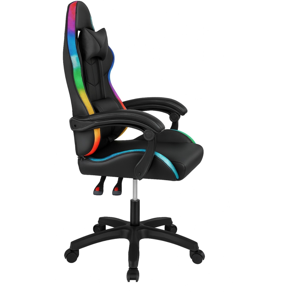 Крісло геймерське ProGame з RGB підсвіткою GX-150 комп'ютерне ігрове