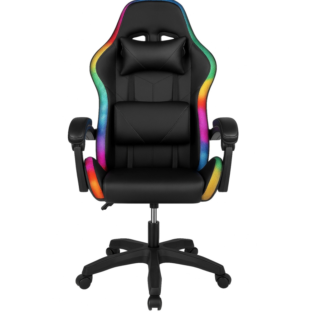 Крісло геймерське ProGame з RGB підсвіткою GX-150 комп'ютерне ігрове
