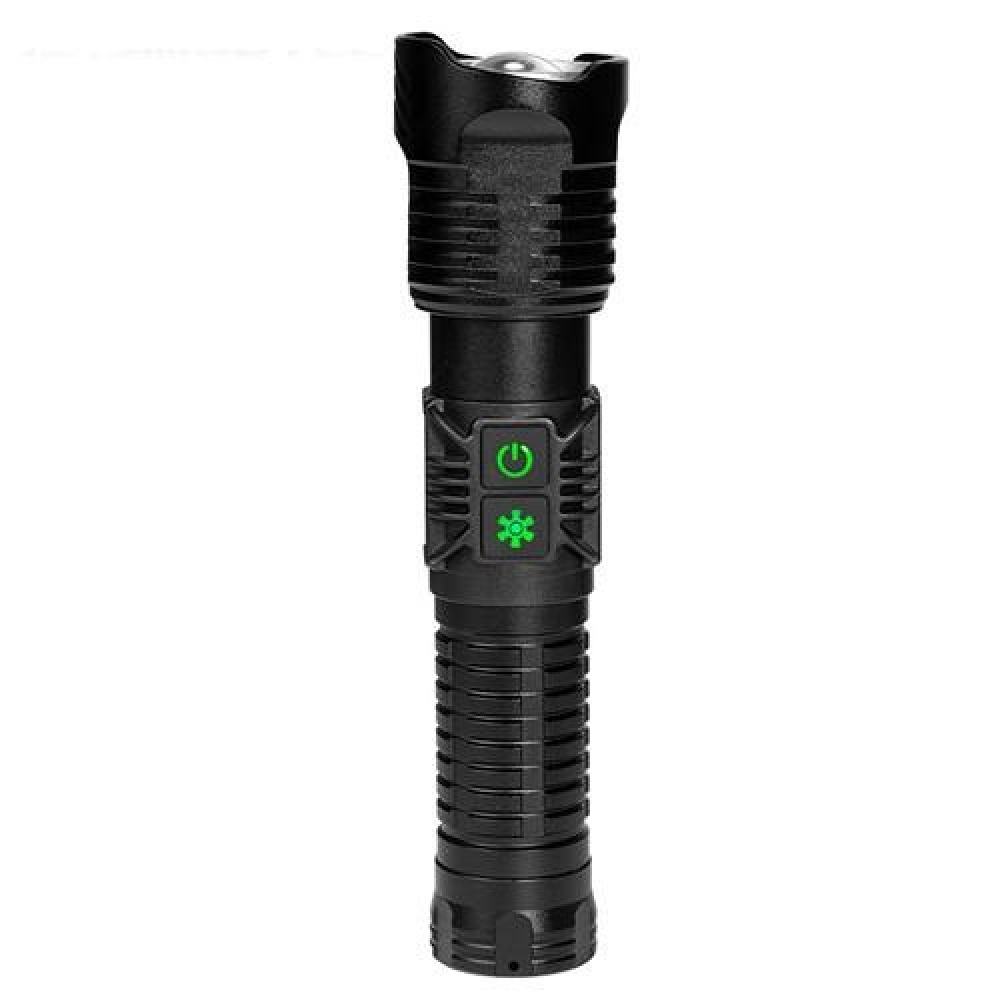 Ручний ліхтар XQ-S19-P99 (COB+RGB) zoom + PowerBank + Type-C + 26650 (5+3 режими)