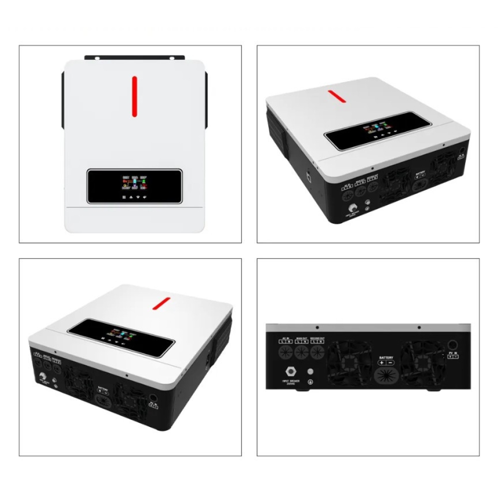 6,2 кВт Гібридний сонячний інвертор Daxtromn AGH-6.2KW-PRO для дому, квартири