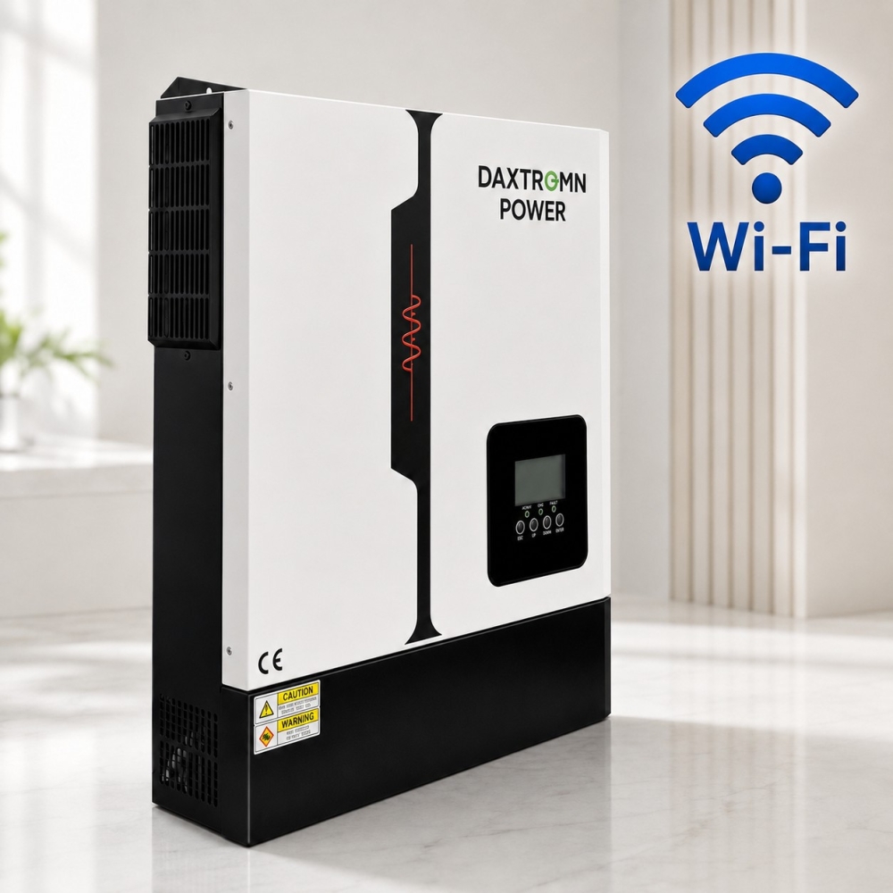11 кВт LiFePO4 Комплект Гібридний сонячний інвертор Daxtromn Power Wi-Fi +51,2 V 100Ah акумулятор Genix Green резервного живлення