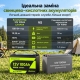 3,5 кВт LiFePO4 Комплект резервного живлення Інвертор Daxtromn + 2 акумулятора 12V 100Ah CyperOcean для квартири, будинку