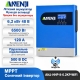 6.2 кВт LiFePO4 Комплект інвертор Anenji з Wi-Fi з паралельною функцією + акумулятор LVTOPSUN 51.2V 100Ah, BMS, настінний