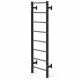 Шведська стінка WCG SKOLD, металева настінна до 250 кг, 240 см, чорна, для дому, W-SW-01