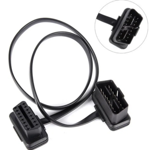 Кабель удлинитель 60 см OBD2 ОБД 16-pin - папа на х 16-pin мама