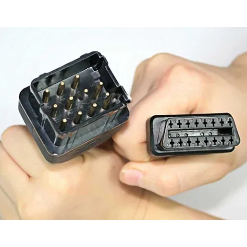 Перехідник 12-PIN RENAULT РЕНО на OBD-2 16pin адаптер для сканера