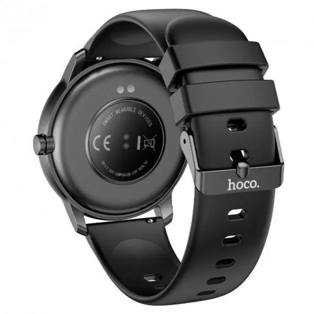 Розумний годинник Smart Watch Hoco Y4 + магнітна зарядка (Чорний)