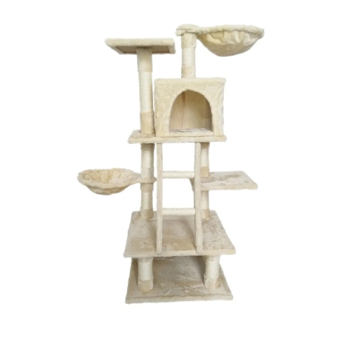 Кігтеточка, будиночок, дряпка для кота Avko CatTree 1323 Beige
