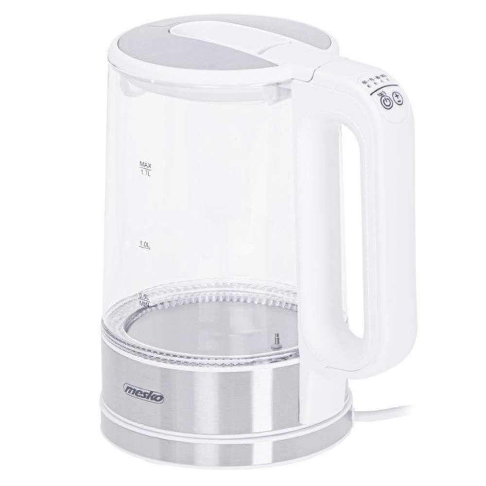 Електрочайник Mesko MS 1301 white
