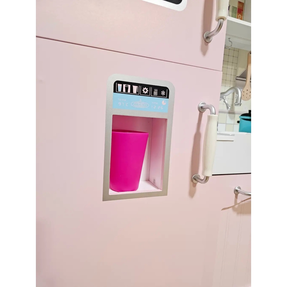 Дитяча дерев'яна кухня AVKO Ліана Pink, звукові та світлові ефекти