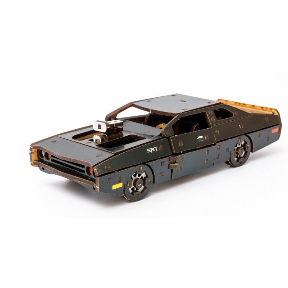 Дерев'яний 3D конструктор Fast Furious (чорна)