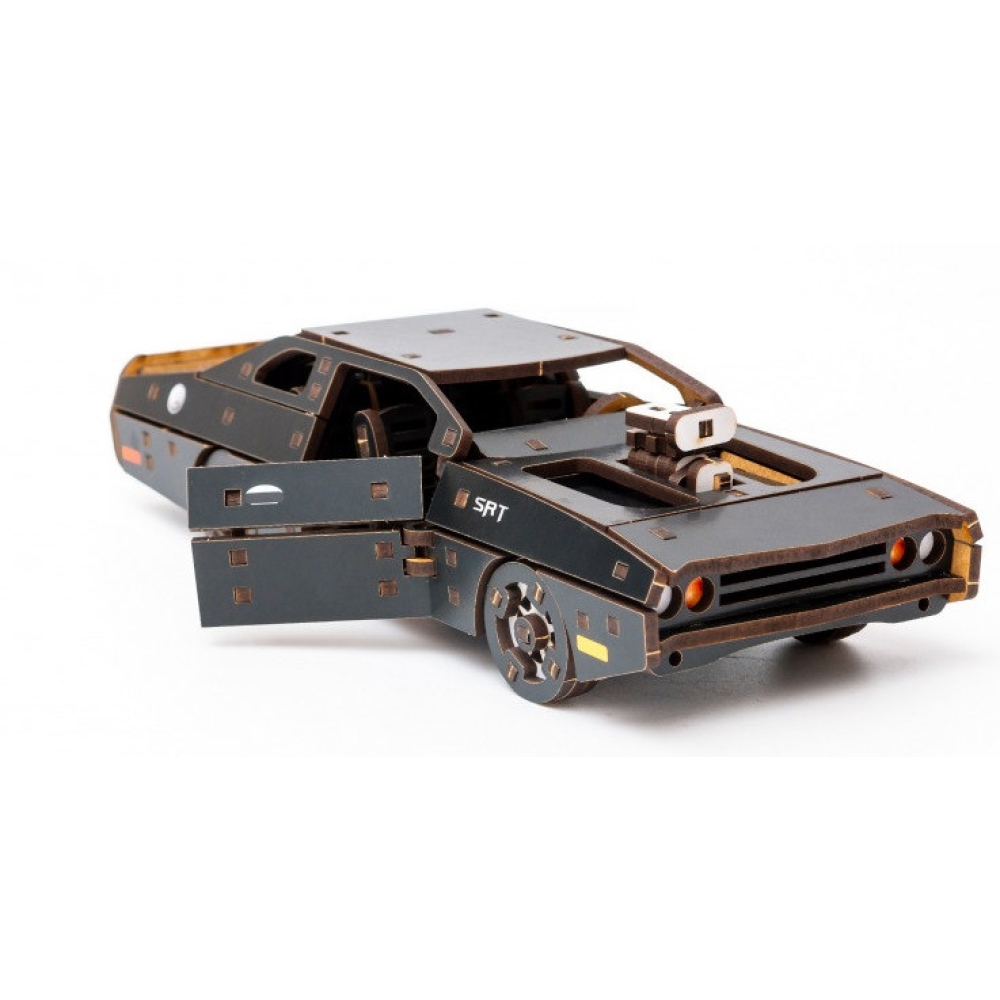 Дерев'яний 3D конструктор Fast Furious (чорна)