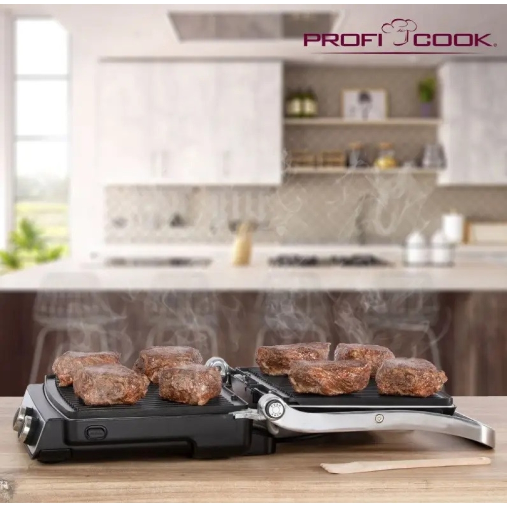 Гриль контактний Profi Cook PC-KG 1029 (2000 Вт, термостат, Німеччина)