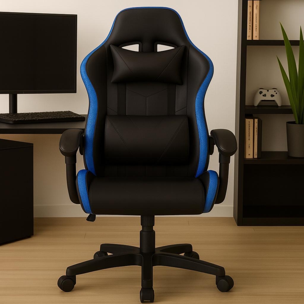 Крісло геймерське ProGame з RGB підсвіткою, комп'ютерне ігрове GX-150